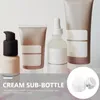 Garrafas de armazenamento Recipiente sem ar Travel Bottle Bottle Skincare Makeup Loção multiuso