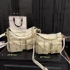 24.000 Damen Designer Kalbskin Hobo Umhängetaschen Gold Metall Hardware Matelasse Kette Crossbody Handtasche Verstellbar