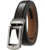 Fashion Real Leather Black Belt for Men Luxury Mens Mentiers Automatique Boucle de boucle Bouilles 110130 CM STRAP5093507