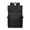 Backpack 2024 Large Capacity Unisex Fashion Trend Outdoor Leisure Computer Bag Simple Solid Color Business