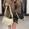 Sacs à bandouliers pour femmes Trend 2024 NATH Cloud de la chaîne de perles Small Elegant Le cuir crossbody sac de luxe créateur de bands à main blanc