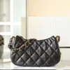 Bolsas de couro genuíno 23k 23k para a axila hobo Chain ombro de mão de mão