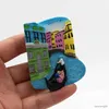 Fridge Magnets Thailand tourist magnet refrigerator 3d magnets Italy fridge magnets Paris Austria Singapore France nice Romania home decor gift