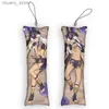 Keychains Lanyards 4x12CManime Keychain Genshin Impact Cyno Dakimakura Mini Pendant 3D Gedrukt ornament Cartoon Cute Small Body Pillow Hangers Y240417