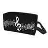 Cosmetic Bags Piano Fantasy Bag Women Cute Large Capacity Fashion Music Note Makeup Case Beauty Storage Toiletry