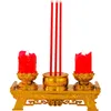 Kerzenhalter Meditation Dekor Chinesische Altar Elektrische Lampe spirituell