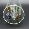 Tungt glas bongoljebrännare rör 8-tre-armfilter vattenrör dabbar rigg pyrex huvudglashoppning för rökning med oljelangslang