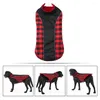 Dog Apparel Pet Christmas Clothes Breathable Winter Coat Outdoor Puppy Warm Costume Thickened Waterproof Suit Reflective Vest