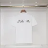 Hip Hop T-shirts Men Designer Biała koszulka swobodna moda luźna krótka koszulka mężczyźni kobiety ubrania uliczne