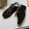 Designer sneakers round toe lace up running shoes durable low luxury hiking shoes suede outdoor trainer Unisex size eu 35-45 nxm530sl