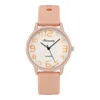 Montre-bracelets Fashion Women Silicone Quartz Regardez les dames Horloge Tendance Étudiants White Jelly regarde Cadeaux pour Girls Relogio