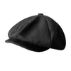 BERETS CAP MENS 2021 Cappelli da giornali di New MENS BERE OTTAGON OCTAGON CAP BERETS GATSBY FAT FLAT HAT BLM73 D240417