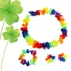 Dekorative Blumen 6 Sets Stirnband Bankett Guirnaldas Para Hawaiian Leis Halskette Blumenkranz