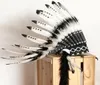 Indian Feather Headdress American Indian Feather Headpiece Feather HEATHEAT PASTER PARTWAIR DECORACJA Dekoracja Zdjęcia Cosplay3535164