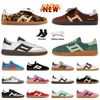 Designer Samba Gazelle Wales Bonner Pony Leopard Casual Shoes Nylon Brown Handball Spezial Vegan White Black【code ：L】Spezials Sneakers Flat Trainers