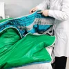 Pressoterapi Lymfatisk dräneringsbantningsmaskin Bastu kostym 3 i 1 långt infraröd terapi 24 Airbags Pressure Fat Reducerande salonganordning