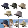 Chapeaux à bord large chapeau de soleil pour femmes hommes visiteur décontracté avec une protection de voyage à boucle ajustée