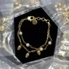 Projektant bransoletki moda luksusowa biżuteria urocza damska tytanowa stal 18k złota bransoletka marka biżuterii damskie za darmo dostawa weselna gife hurtowa