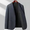 Herenpakken Koreaanse klassieke mode Blazer herfst Winter Corduroy Blazers voor mannen Brand Business Slim Suit Jack Luxe kleding