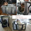 Hondendrager huisdiertas Cat Carrier Bag Ademende transporter draagbare puppy enkele schoudertassen reizen huisdierdrager voor kattenhonden huisdieren handtas L49