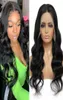 13X4 Transparent Lace Front Human Hair Wigs PrePlucked Brazilian Peruvian Malaysian Indian Mongolian Hair Straight Body Wave Wate8566618