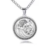 Gorąca sprzedaż projektant biżuterii Goth Cross Titanium Steel Starożytna grecka olimpijczyka Dwanaście głównych bogini z branży doliny Demeter NEC 4464
