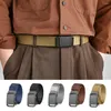 Belts Cargo Belt Adjustable Men's Outdoor Waist With Automatic Buckle Long Nylon For Jeans Wild Adventures