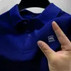 Herrpolos Polo de Manga Corta Para Hombre Camisa Informal Negocios Ajustada a La Moda Verano 2024