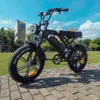 Uppgradera Fat Tire Mountain Off-Road Ebike Sport E Bike City Electric Bicycle 250W E-Bike V20 Fatbike Europa