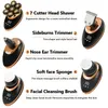 Men 7D Floating Electric Shaver Wet Dry Beard Hair Trimmer Razor Rechargeable Bald Head Shaving Machine LCD Display 240410
