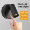 Wall Lamp USB Rechargeable COB Wireless Spotlight Touch Indoor Bedroom Light For Room Bedside Painting Decoration Downlight