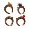 Haarclips Haarbanden Feestelijke Po Booth steunen Cartoon Capybara Hoofdbanden Party Headpiece Fun For Music Festivals