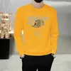 2024 Mens Hoodies Sweatshirts Tasarımcı Mektup Marka Erkekler Marka Vahşi High Street Casual Bahar Sonbahar Amerikan Gevşek Çift Kapşonlu Kazak T Shirt Giysileri Üst M-4XL