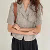 Veste en tweed Blazer à tweed Summer Vintage pour femmes