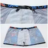 Swimwear masculin 2024 hommes nageurs shorts plage respirant imperméable imprimer des bouleilles de baignade d'été extérieur homme à séchage rapide