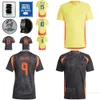 Équipe nationale Colombia 11 Cuadrado Soccer Jerseys Man 24-25 Copa America 3 Medina 7 Diaz 15 Matheus 14 Sinisterra 16 Lerma 17 Borja 19 Borre Football Shirt Kits