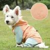 Dog Apparel Can Pull A Small Four-legged Raincoat Waterproof All-inclusive Even Foot Than Bear Teddy Pet Clothes