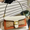 Kadın omuz çantası moda lychee baskı marka çantası lüks el çantası deri altın toka aynası yüksek kaliteli kare crossbody çanta kadın tasarım