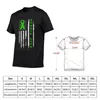 Men's Polos Distressed Vintage Donate Life USA Flag Organ Kidney Donor Ribbon T-shirt Sports Fans Summer Top Men Clothing