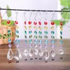 Dekorativa figurer 9st Rainbow Crystal Suncatcher Chakra Octagon hängande prisma hänge fönster prydnad heminredning gåva