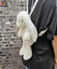 Rabbit blanc sac à dos japonais kawaii lapin sac à école en peluche