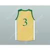 Custom Gold CJ McCollum 3 Glenoak High School Basketball Jersey 2 Все сшитые размеры S M L XL XXL 3XL 4xl 5xl 6xl Top Caffence