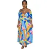 Ethnic Clothing 2024 Spring Summer African Dresses For Women Plus Size Abaya Dashiki Ladies Traditional Africa Fairy Long Maxi Dress