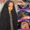 Baby hair frontlace 250 Density 13x4 13x6 HD Loose Deep Wave Human Hair Wigs 30 40 Inch Curly 360 Lace Front Human for Women longer glueless wig wholesale hair products