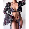 Bikini en dentelle solide de maillots de bain pour femmes Solide en dentelle solide Smock rembourré de maillots de bain Beachwear pour Bayan 2024
