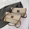 Umhängetaschen Zeug Sacks Leinwand Kette Eins Schulter-Crossbody-Tasche für Frauen stilvolle und modische neue High-End-Nische 2024 von Mojia H240417