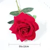 Decorative Flowers 68cm Artificial Silk Roses Flannel Floral Fake Branch Vase Arrange Table Daisy Wedding Flower Decor Home Party Accessory