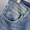 Jeans de créateurs pour hommes fins automne nouveau jeans stretch mode homme lâche petit tube droit de luxe pantalon polyvalent de luxe