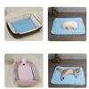 Hundkylningsmatta Summer Pad Pet Bed for Dogs Cat Filt Soffa Breattable Washable Supplies Accessories 240426