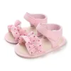 Sandalen zomer geboren babymeisjes prinses eerste wandelaars schoenen zachte zool ademende strand slippers 0-18m